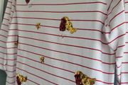 Nutmeg red and white striped Sz 16 (Fit 14-16UK)