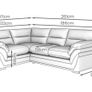 Right Hand Facing Arm 2 Piece Corner Sofa Image 4
