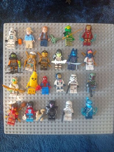 120 lego mini figures and spares