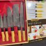 Brand New Japanese kitchen knife Set of 5 with wooden box Image 7