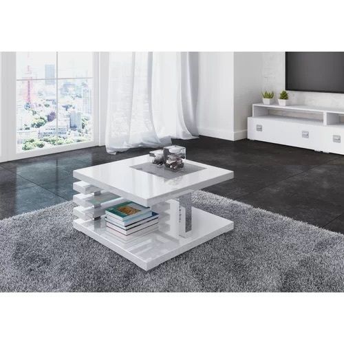 Modern Floor Shelf Coffee Table Free P&p (multiple Colours Available)