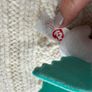 2020 McDonalds Ty Beanie Boos Ali White Unicorn Soft Plush Toy Mini about 3" Used Dirty Please look at the pictures Image 9
