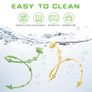 Silicone Toy Clip, 2Pcs Toy Safety Straps, Food Grade Silicone Pacifier Clips Sippy Cup Strap, Adjustable Stroller Pacifier Strap Hanging Toys, Baby Toy Anti Drop Chain Image 5