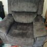 Grey Reclining Chair Image 2