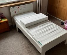 IKEA SLAKT extendable bed and mattress
