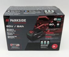 Parkside Performance 8AH 20V Second Generation Smart Bluetooth Battery. Indoor Outdoor Maintenance DIY Projects Garage Garden Mechanic 12V 20V 40V Xteam Cordless Brushless Power Tools Lidl