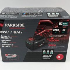 Parkside Performance 8AH 20V Second Generation Smart Bluetooth Battery. Indoor Outdoor Maintenance DIY Projects Garage Garden Mechanic 12V 20V 40V Xteam Cordless Brushless Power Tools Lidl