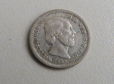 Netherlands silver 5 cents