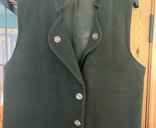 Traditional alpine waistcoat hunting vest Austrian style