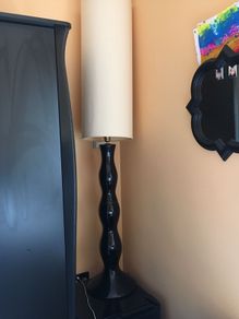Beautiful black floor lamp