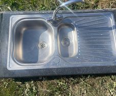 Kitchen sink & Kitchen Tap