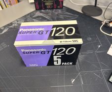 VHS Panasonic Super GT 120 5 pack sealed Japan Import (free Post)