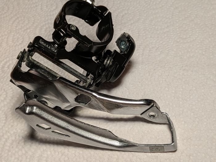 Shimano Tourney 3x7/8-speed front derailleur