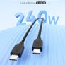Cable Matters 2-Pack Extreme Flexible 240W USB C Charging Cable 0.9m, Black, for MacBook Pro, iPad Pro, iPhone 15 Pro, Apple Vision Pro (140W USB C Charger Cable, USB C Cable) Image 6
