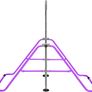 Gymnastics Bars, Horizontal Bar Expandable Gymnastics Kids Bar Folding Bar Junior Training Bar Multifunction Gym Training Equipment Home Training Adjustable Height Kip Bar (FREE SHIPPING) Image 6
