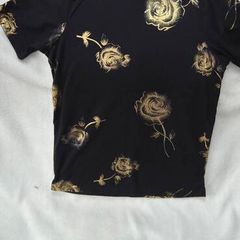 black and gold tshirt
