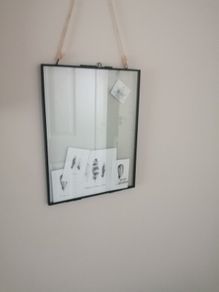 New two sided glass frame  8 x 10 inches
