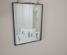New two sided glass frame  8 x 10 inches