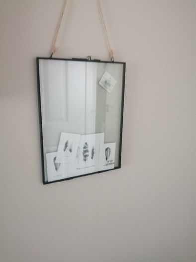 New two sided glass frame  8 x 10 inches