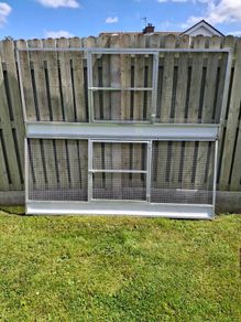 Aluminum flight cage panels