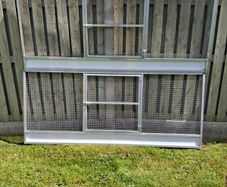 Aluminum flight cage panels