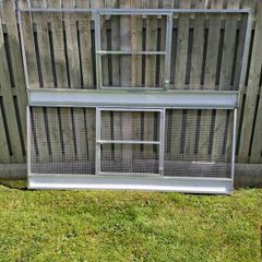Aluminum flight cage panels