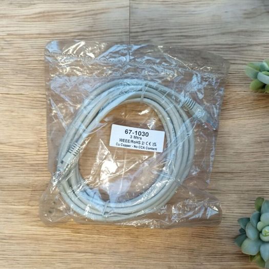 3 Meter LAN Cable - Pure Copper, WEEE/RoHS 2 Compliant