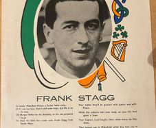 Rare Original 1976 Frank Stagg Irish Republican Hunger Strike Memorial Poster