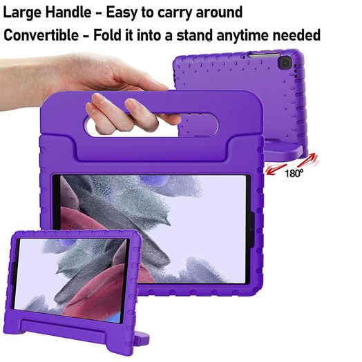 For Samsung Galaxy Tab A7 Lite Case Kids Shockproof Tablet Smart Cover EVA New Purple - FHT09SMTK1