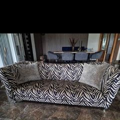 dfs velvet sofa