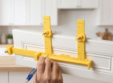 Cabinet handle installation jig