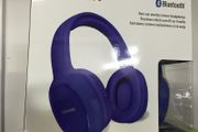 Blue Bluetooth Headphones Head Phones