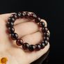 Luxury Dark Cherry Baltic Amber Unisex 8mm Beaded Stretch Bracelet for Men Women Amber Beads Image 2