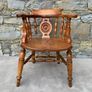 Late Victorian Windsor Captains Chair With Wheel Splat. Image 4