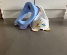 Potty and toddler seat for toilet