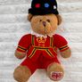 Keel Toys England Royal Palace Guard Bear Plush British Royal Guard approx. 22 cm. Used Please see photos Image 2