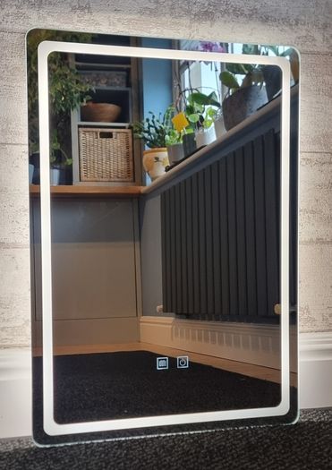 LED Bathroom Mirror Ensuite 50x70cm Vanity Dual LED Antifog