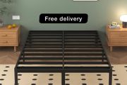 Double Bed Frame 30.5 cm High with Rounded Corner Legs