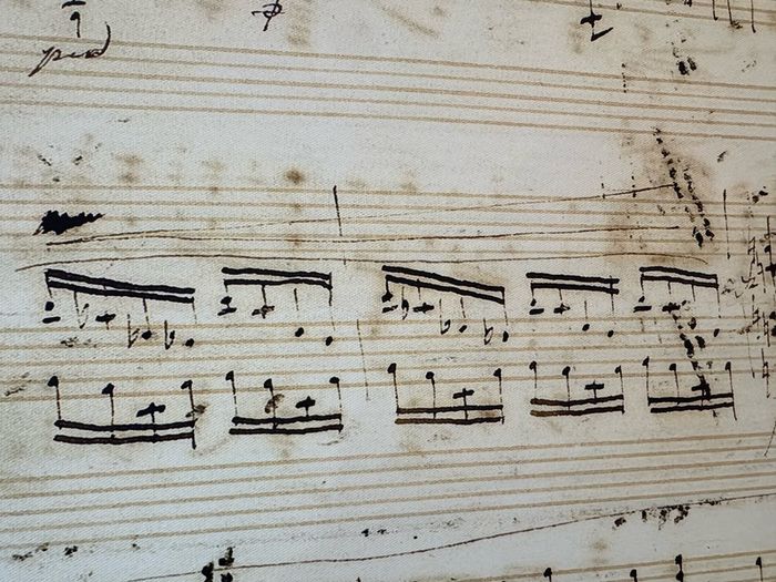 Huge Chopin Manuscript Print