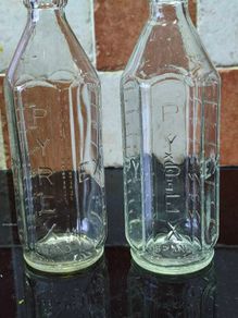 Antique 8oz pyrex baby bottle