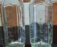 Antique 8oz pyrex baby bottle