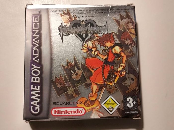 Kingdom Hearts Chain of Memories Nintendo GBA Gameboy Advance Game Boy