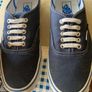 Vans Navy Trainers ( men's US9)  Uk 8 woman's (New) Image 2