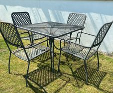 Garden table and chairs
