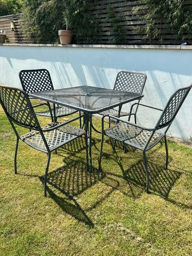 Garden table and chairs