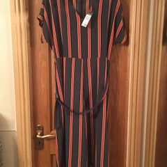 Brand new with tags Striped Jumpsuit Size 18