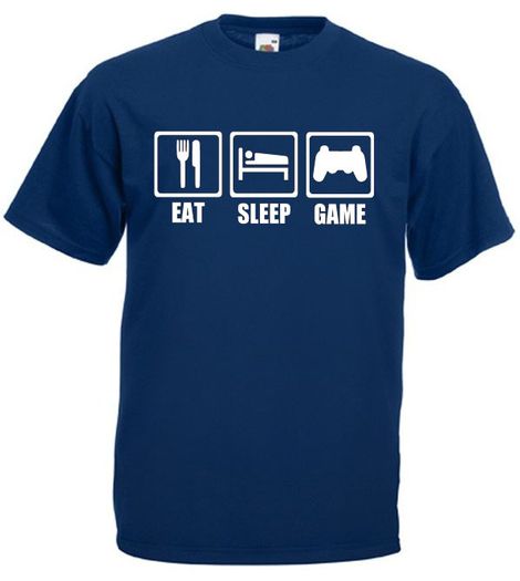 Eat Sleep Game  Mens funny gaming, gamer t-shirts TEE TOP SHIRT GREAT GIFT PRESENT