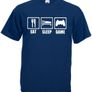 Eat Sleep Game  Mens funny gaming, gamer t-shirts TEE TOP SHIRT GREAT GIFT PRESENT Image 6