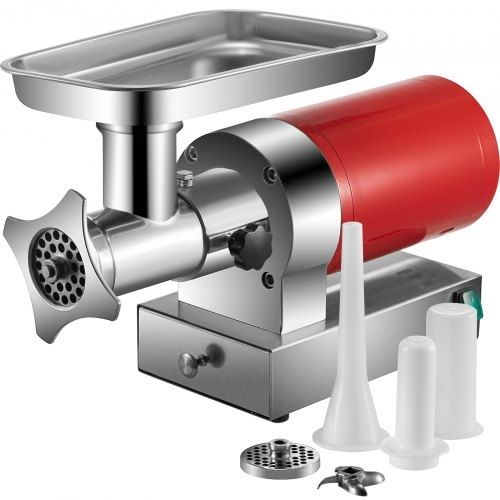 Electric Meat Grinder, 661 Lbs/Hour 1100 W Meat Grinder Machine, 1.5 HP Electric Meat Mincer with 2 Grinding Plates, Sausage Kit Set Meat Grinder Heavy Duty, Home Kitchen & Commercial Use