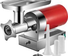 Electric Meat Grinder, 661 Lbs/Hour 1100 W Meat Grinder Machine, 1.5 HP Electric Meat Mincer with 2 Grinding Plates, Sausage Kit Set Meat Grinder Heavy Duty, Home Kitchen & Commercial Use